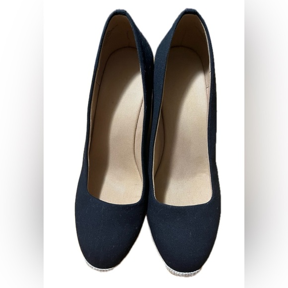 J. Crew Women's Seville Canvas
Espadrille, Black - Picture 7 of 9